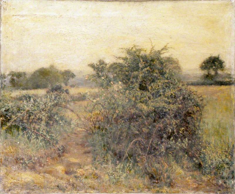 Landscape with Wild Roses