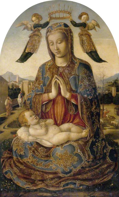 Madonna and Child with Cherubs