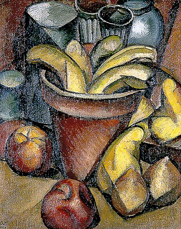 Still Life with Fruit and a Flower Pot