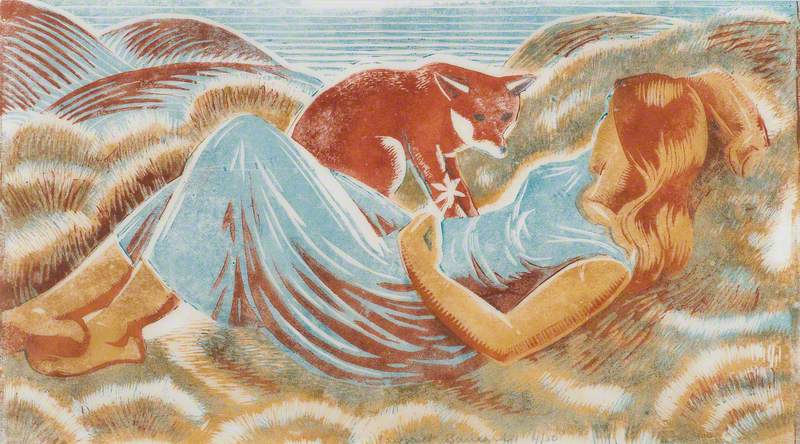 Girl and Fox