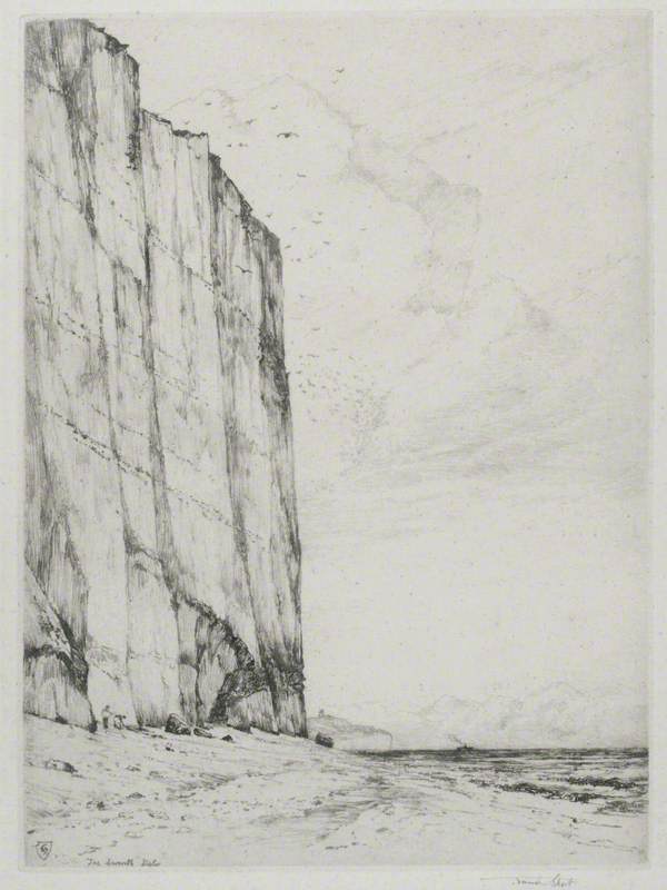 The Seventh Sister (Chalk Cliffs at Cuckmere Haven)