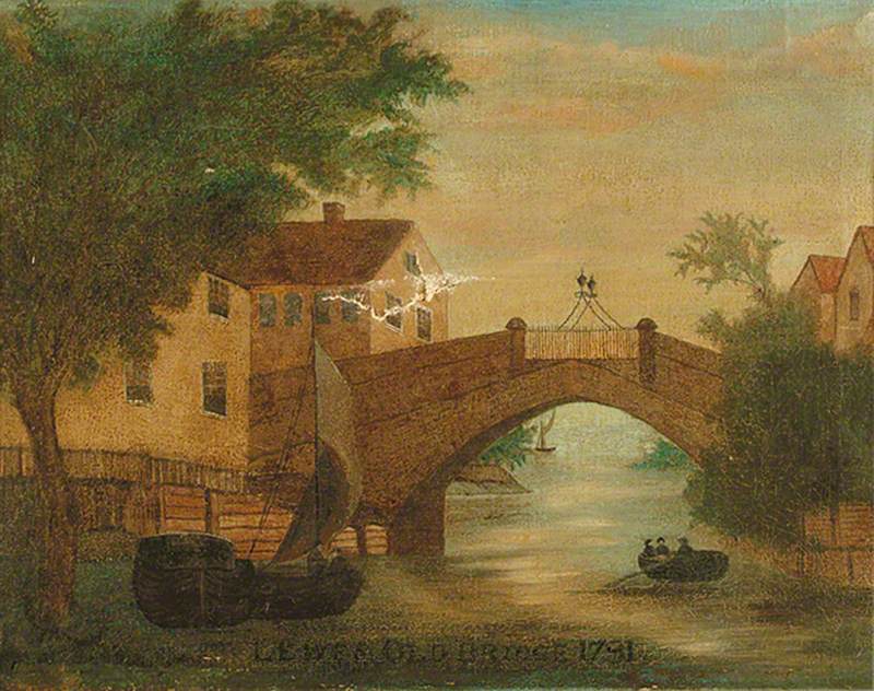 Lewes Old Bridge, 1781