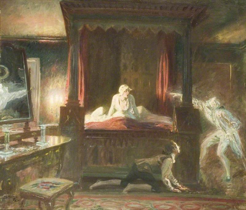 The Haunted Room, Painted at a Farmhouse on Exmoor