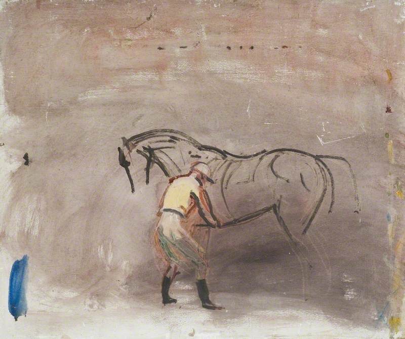 Study of a Horse and Jockey