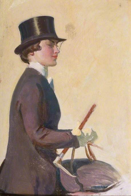 Study of Lady Munnings for 'Our Mutual Friend the Horse'