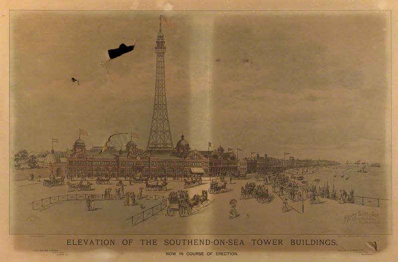 Elevation of the Southend-On-Sea Tower Buildings