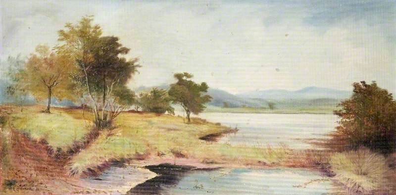 Countryside River Scene