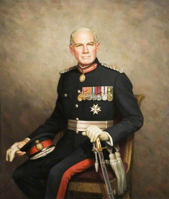 Colonel Sir John Ruggles-Brise, Bt, CB, OBE, TD, JP of Spains Hall, Finchingfield, Lord Lieutenant of Essex (1958–1978)
