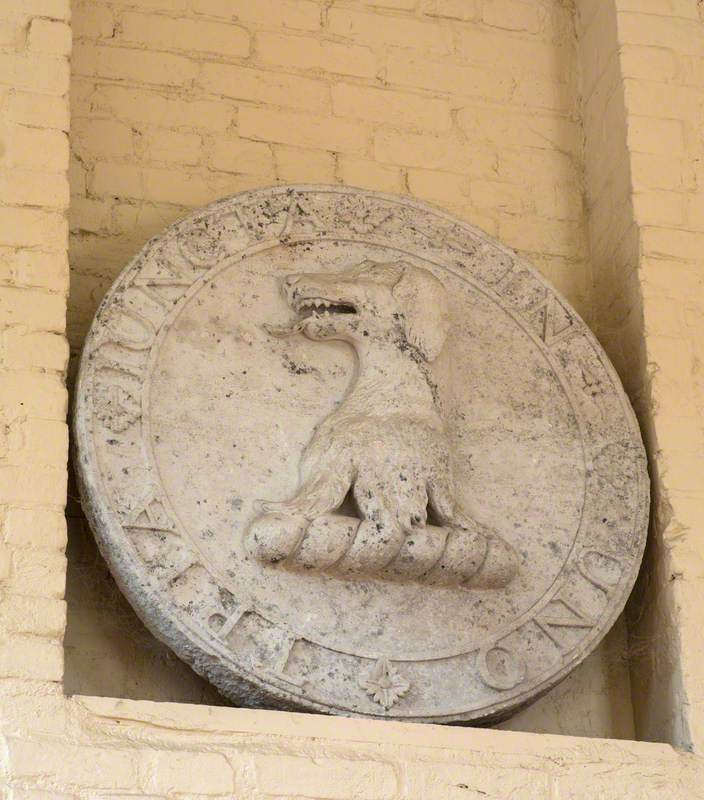 Roundel with Griffin Crest