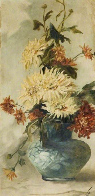 Chrysanthemums in a Jug