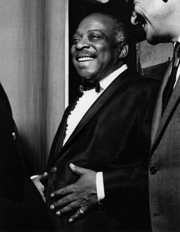 Count Basie (1904–1984), Backstage, Finsbury Park Astoria, London, 1963