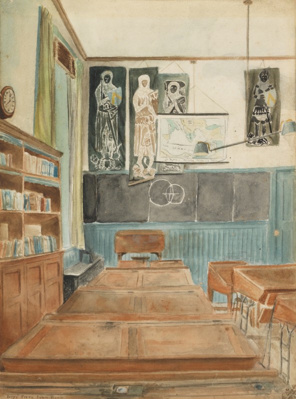 The Boys' Fifth Form Classroom