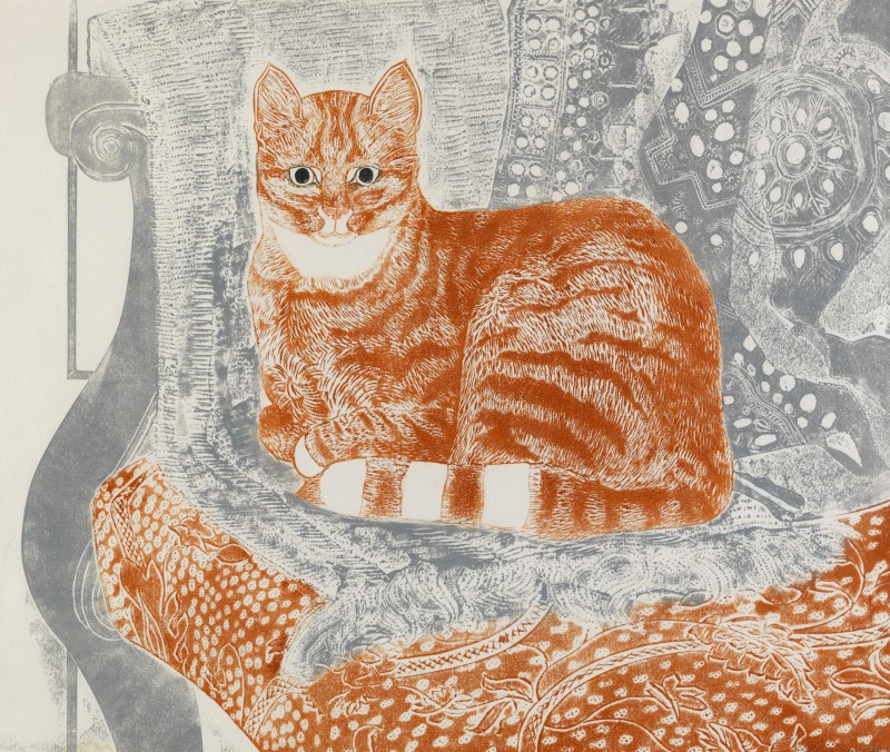 Red Tabby (Cat on Chair)
