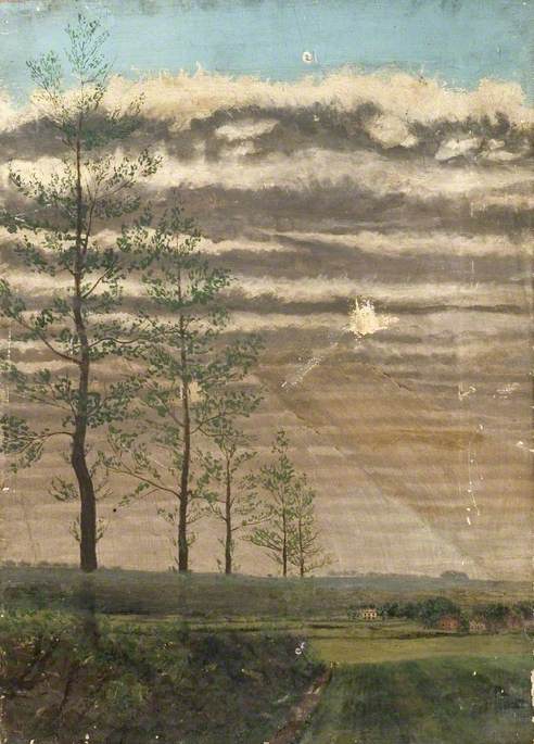 Landscape with Five Trees
