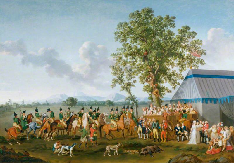 Boar Hunt at Persano under Ferdinand IV