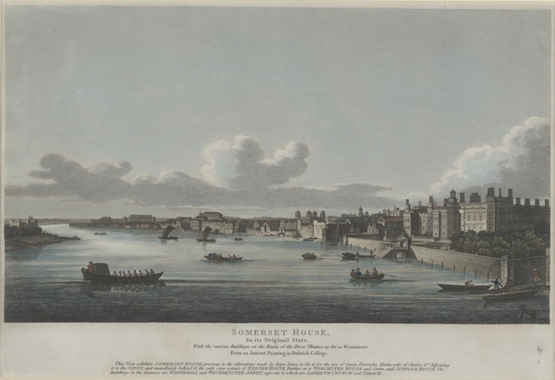Somerset House, in its Original State