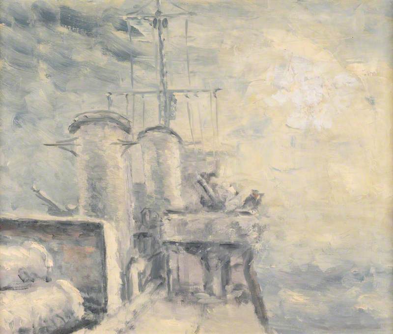 Destroyer in Thick Mist