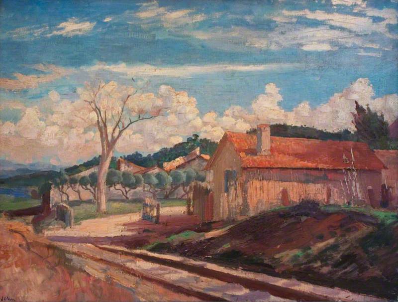 Landscape with Level Crossing