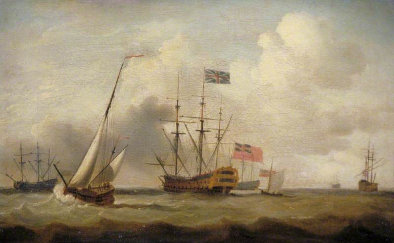 Seascape with Shipping