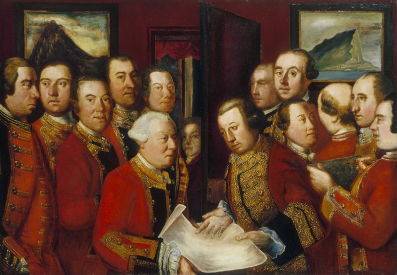 British Officers Planning the Great Sortie of 1781