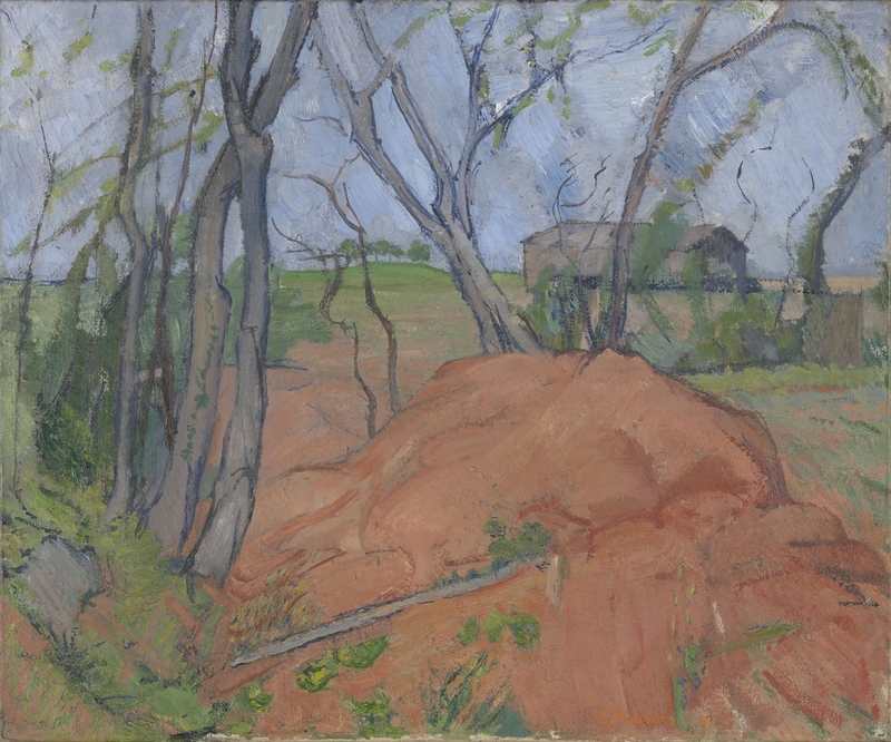 Landscape with Aeroplane Hangar