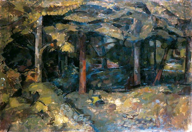 Trees by a Stream