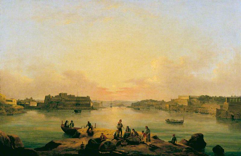 Grand Harbour and Fort Sant' Angelo, Valletta, Malta