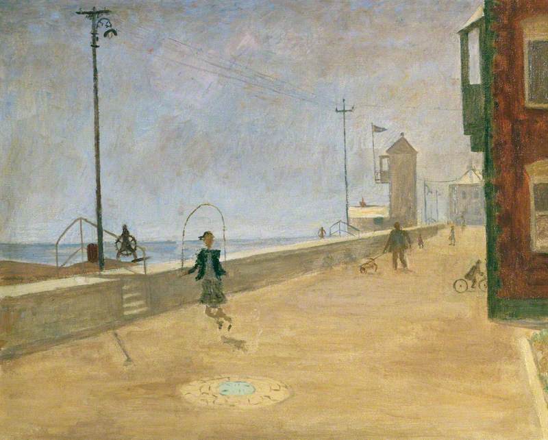 A Girl Skipping