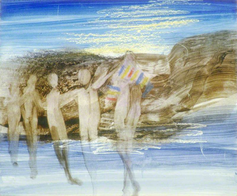 Figures on a Beach