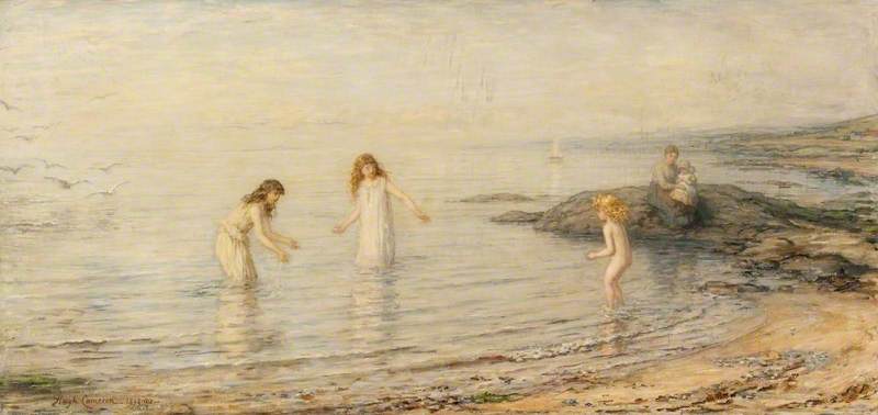 The Timid Bather