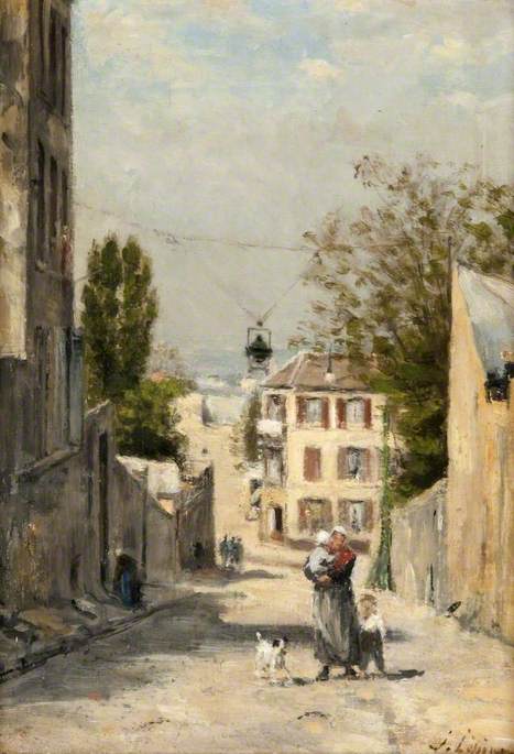 The Rue de Norvins, Montmartre