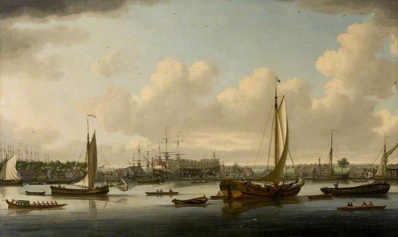 A Shipyard on the Thames