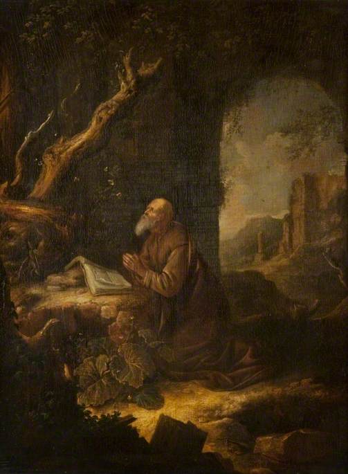 A Hermit at Prayer