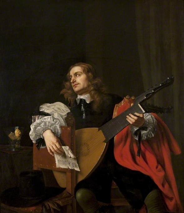Portrait of a Man with a Lute