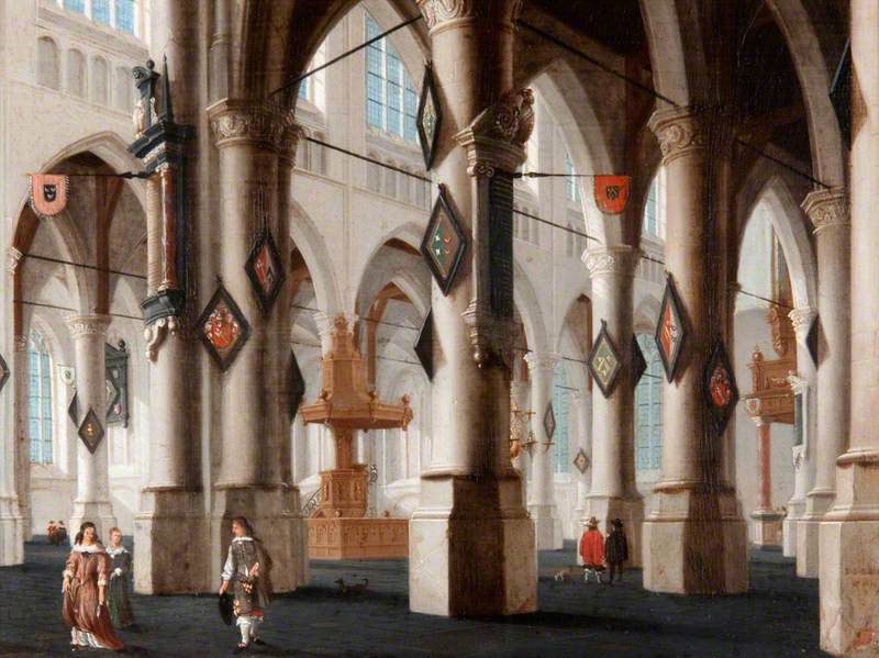 Interior of an Imaginary Gothic Church