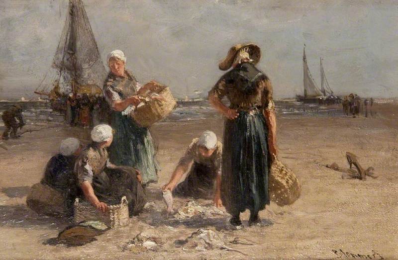 Fishwives on the Beach