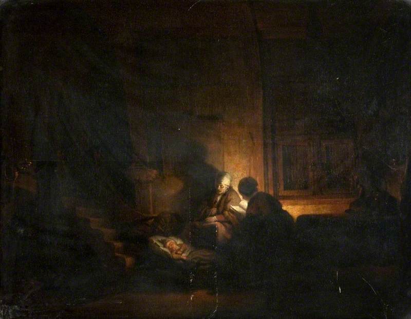 The Holy Family in the Evening