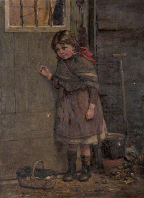 Genre Scene with a Little Girl