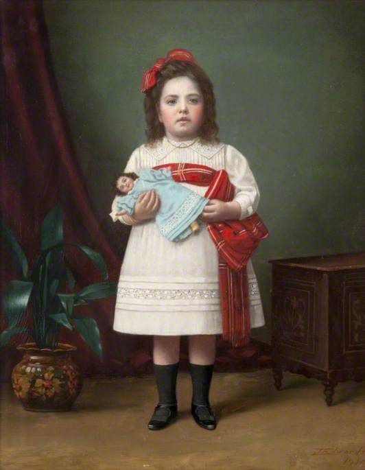 Portrait of a Girl with a Doll