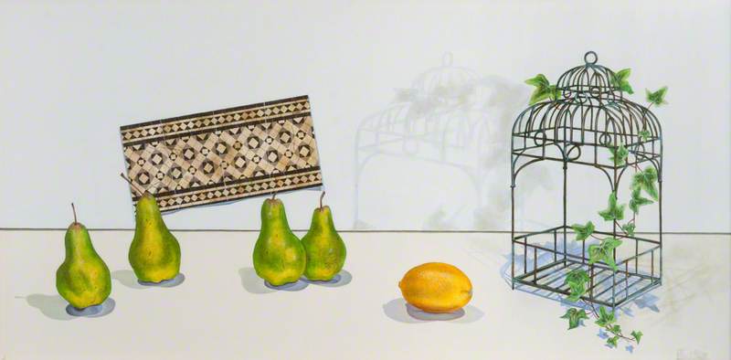 Caged Fruit and Ivy