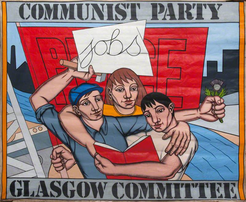 Glasgow Communist Party Committee Banner*