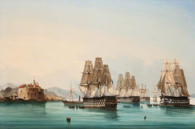 Men o' War off Le Havre