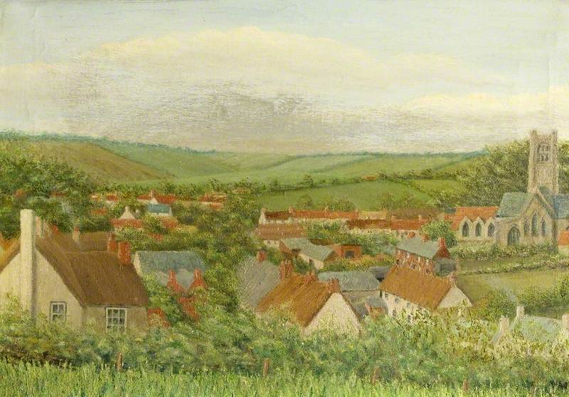 Aldbourne, Wiltshire, General View of the Village