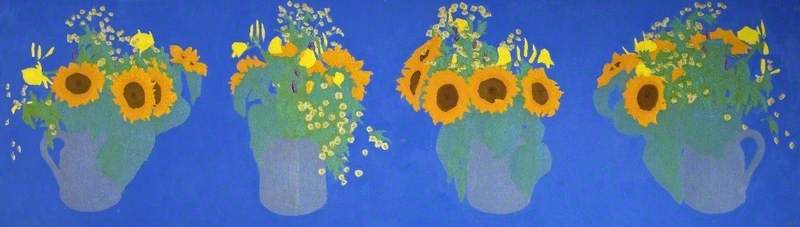 Sunflowers in Vases