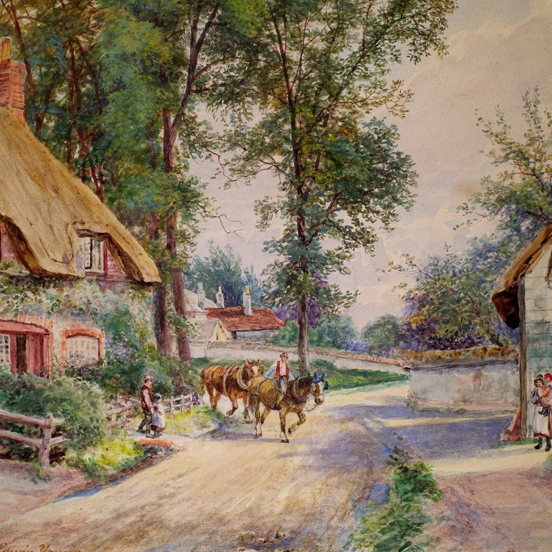 Stratford Village near the Blacksmith's Shop