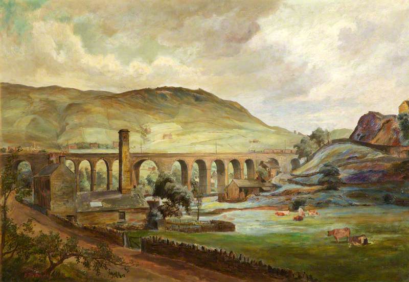 The Saddleworth Viaduct, Oldham, Lancashire