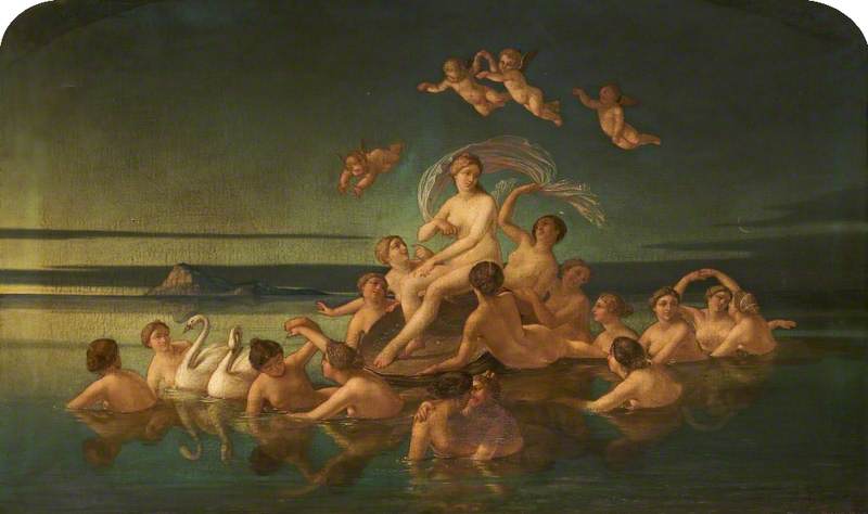 Nymphs, Cherubs and Swans