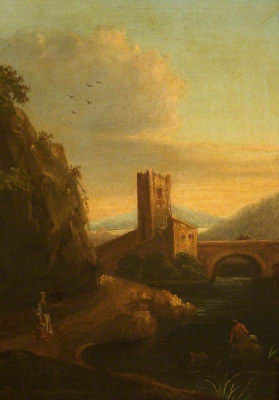 A Fortified Bridge over a River