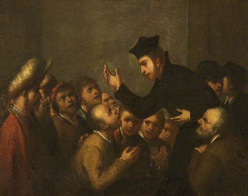 A Jesuit Instructing the Populace