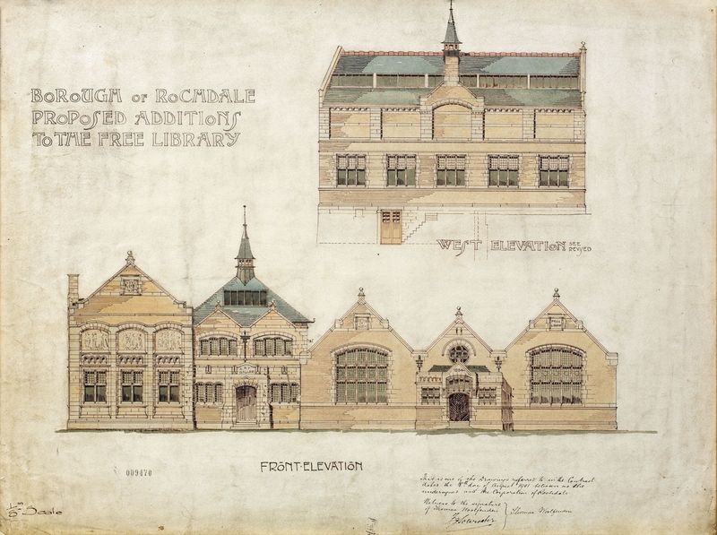 A4 and A5  Borough of Rochdale – Proposed Additions to Free Library